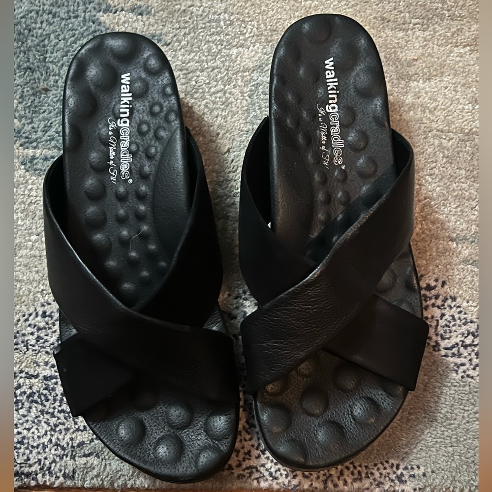 Walking Cradles Hudson Women's Shoes Size 11 Wide - Black
